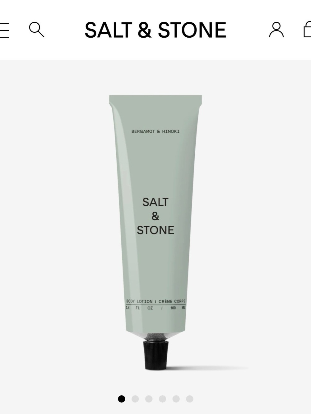 Salt & Stone Bergamot & Hinoki
